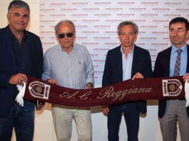 Il Gruppo Romani in campo con la Reggiana Calcio per la stagione 2016-2017