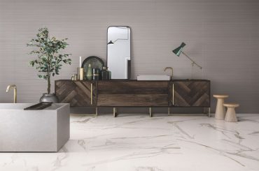 Elements Lux di Ceramiche Keope scelta per l’allestimento di Sambonet ad HOMI