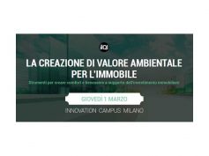 Fiandre sponsor del seminario Copernico4.0 “La creazione di valore ambientale per l’immobile”