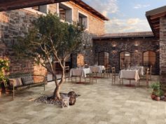 Panaria Pierre des Rêves: superfici effetto pietra per vivere all’aperto