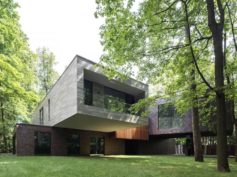 Le grandi lastre ceramiche Laminam per Copper Shell House a Mosca