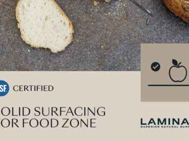 Laminam è la prima a ottenere la certificazione NSF per il contatto con gli alimenti