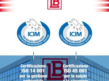 LB OTTIENE LE CERTIFICAZIONI ISO14001 E ISO45001