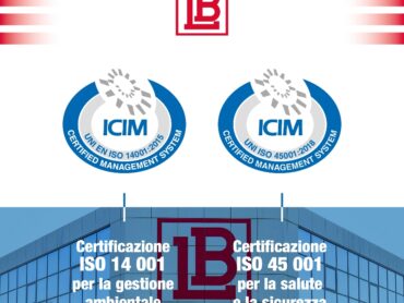 LB OTTIENE LE CERTIFICAZIONI ISO14001 E ISO45001