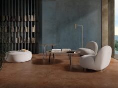 FAP Ceramiche presenta Oxide: preziosi bagliori metallici per ambiente di stile