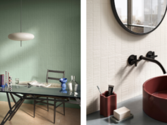 CERAMICA SANT’AGOSTINO PRESENTA LE COLLEZIONI IKI E IKI WOOD: L’ESTETICA FLUIDA DELLA RESINA E UNA NUOVA INTERPRETAZIONE DEL LEGNO